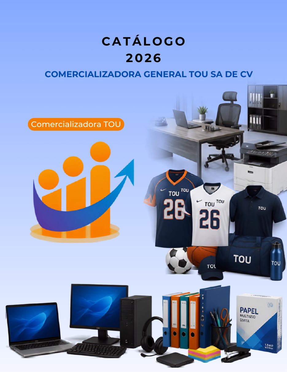 Catálogo 2026 Comercializadora General TOU S.A. de C.V.