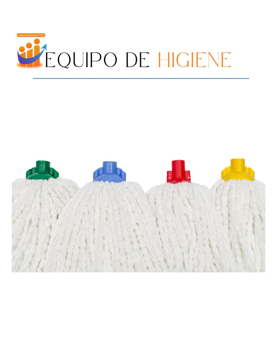 Equipo de higiene y limpieza