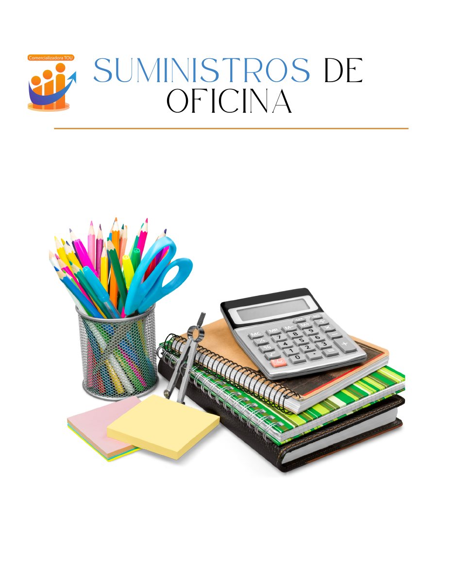 Suministros de oficina de Comercializadora General TOU S.A. de C.V.